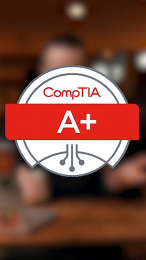 NetworkChuck on Instagram: "The Most Popular I.T. Cert just got better 🎥 Check out the full video ---> https://youtu.be/ay8t4zyalK4 #CompTIA #APlus #ITCertifications"