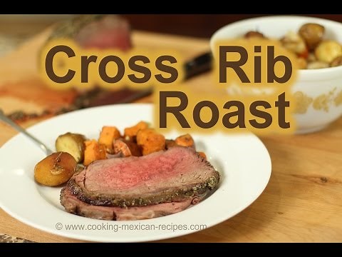How To Make A Cross Rib Beef Roast Dinner With Roasted Potatoes | Rockin Robin Cooks