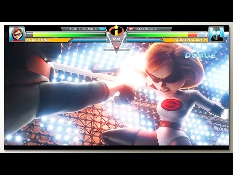 Elastigirl vs Screenslaver with Healthbars | Concept Gameplay Video