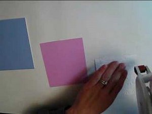 Chalking Cuttlebug Embossed Image