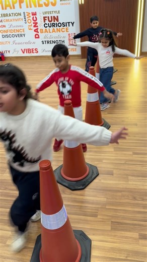 Studio B3 (Beats. Bliss. Beyond) on Instagram: "And this is how we celebrated Children’s Day - Obstacle mode: ON where the cones survived… barely 🤭🤪😂🧿 #beatsblissbeyond #studiob3vibes #childrensdayspecial❤️ #studiob3special"