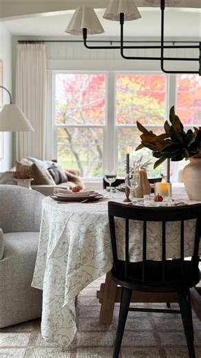 November has me thinking about cozy dinners with loved ones and celebrating all that we’re thankful for. These beautiful linens, glowing candles, realistic greenery, and neutral decor from @cghunterhome sets the table for many special moments to come. Comment SHOP below to receive a DM with the link to this post on my LTK ⬇ https://liketk.it/5tufs #ltkholiday #ltkhome #ltkseasonal #ad #MyCGH #tablescapestyling #autumniscoming #cozydinner #diningroominspo #thanksgivingtable #mypotterybarn #smmake