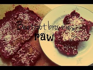 Beetroot Brownies (raw vegan recipe)
