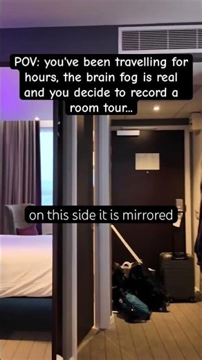 Sometimes record hotel room tours takes too much brain power...