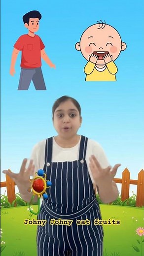 Johny Johny Yes Papa | Healthy Eating Song | Fruits Rhyme for Kids