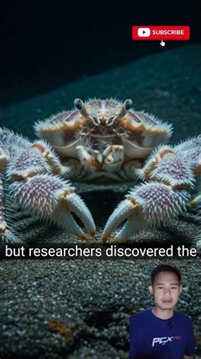 This Crab Looks Like An Alien 😱 #facts