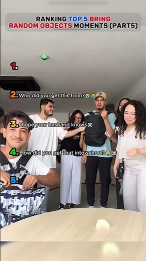 Ranking Top 5 Bring Random Objects Moments Part 5 #rank #ranking #funny