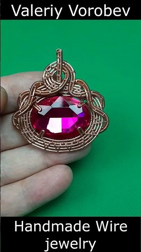 Handmade wire jewelry Valeriy Vorobev Free wire wrapped jewelry step by step tutorials for beginners