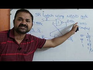 SR latch using NAND gate || Flip Flops || Digital Logic Design(DLD) || Digital Electronics (DE)