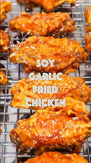 Perfectly Crispy Soy Garlic Wings Every Single Time #recipe #chickenwings #homecooking