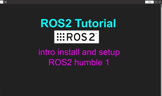 intro install and setup ROS2 humble P1