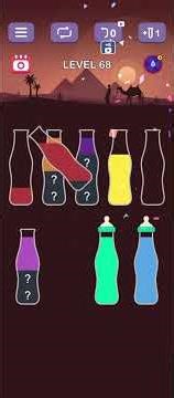 LEVEL 68 - Water Sort Puzzle || #games #mainanpuzzle #gaming #gameplay #watersortpuzzle #puzzle #fyp