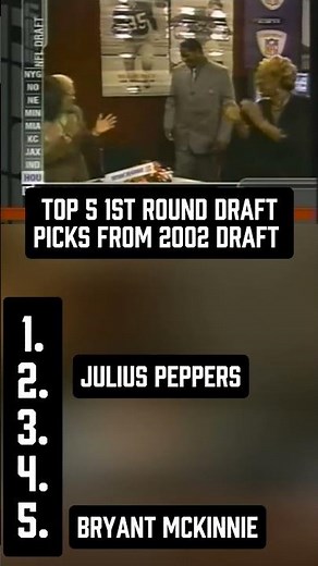 Top 5 1st Round Draft Picks From 2002 Draft