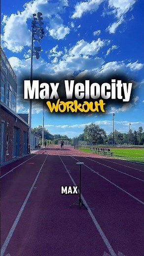 How to Run Faster! Max Velocity Workout