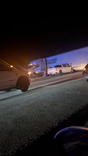 Pick up truck collided with a Semi Truck while a semi was doing a U-Turn 🗿 #trucking #cdl | Trucker Pax