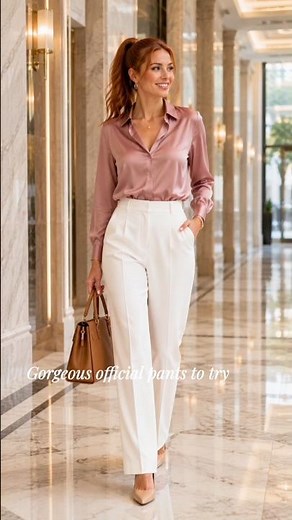 5 Elegant Business Trouser Outfits Every Professional Woman Should Try | Office Fashion 2026