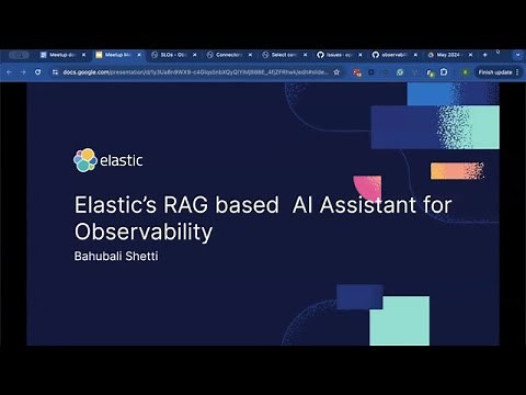 Elastic's RAG Based AI Assistant for Observability