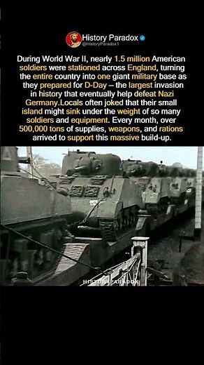 Why Britain Feared Their Island Would Sink Under the Weight of American Soldiers #usa #war