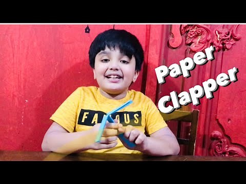 How to make Paper Clapper....Origami
