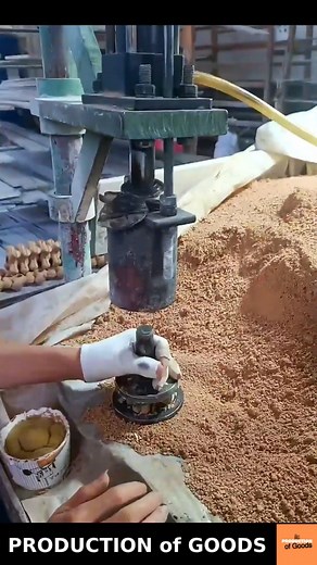 Production #158 The process of making a cross handle for a faucet #tools #construction #tool #handtools #toolsofthetrade #woodworking #powertools | Reels Fusion