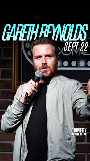 Gareth Reynolds is coming next week, and honestly, giving this man a room full of strangers to work with feels slightly irresponsible. Exactly why you should be one of them. 👀 📸 @reynoldsgareth 🗓 September 22 📍 Comedy Connection 🎟️ https://vist.ly/56k3r #comedian #standupcomedy #comedyshow #standupcomedian #garethreynolds