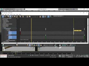 3ds Max - Editing animation in the Dope Sheet (Lesson 82)