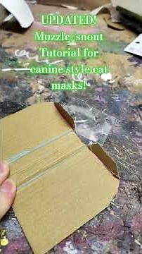 UPDATED! canine muzzle/snout tutorial!!! #therian #otherkin #alterhuman #therianthropy #theriangear