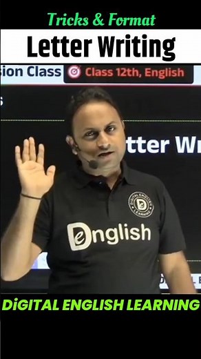 Letter Writing 🔥 | Format & Easy Trick 😱 | Board Exam | Shorts