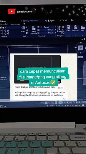 cara cepat memunculkan image/jpg/png yang hilang di Autocad✅ #autocad #trading #images #arsitektur
