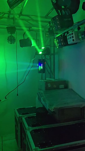 Mini Spider LED RGBW - DMX512 Chase Light for Dynamic Lighting Effects