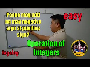 Operation of Integers | addition | Subtraction | Multiplication | Division | Tagalog