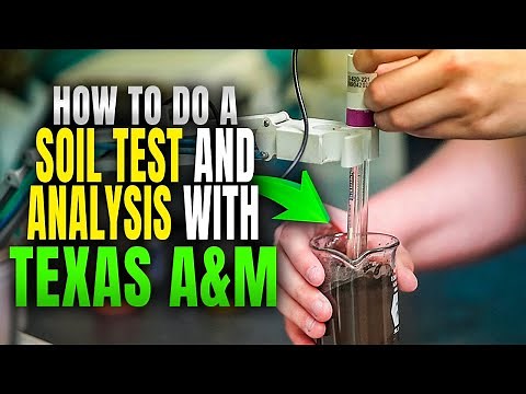 How To Do a Soil Test and Analysis with Texas A&M