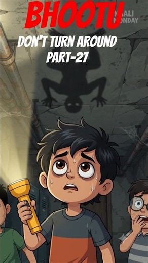Bhoot Wala Cartoon 😱 | DON'T TURN AROUND! | Bhootu Part 27 | Bhoot Ki Kahani