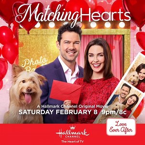Matchmaker Julia (Taylor Cole) and entrepreneur Daniel (Ryan Paevey) need to have a heart-to-heart before she matches him with someone else! Tune in on February 8 for "Matching Hearts," only on Hallmark Channel, your home for romance. | Hallmark Channel