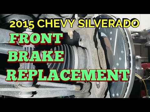 HOW TO 2015 Silverado Front brake replacement