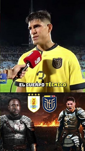 PIERO HINCAPIÉ HABLÓ SOBRE EL EMPATE ANTE 🇺🇾 #shortvideo