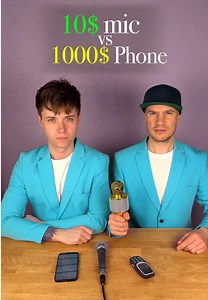 10 Dollar Mic vs. 1000 Dollar Phone: Funny Comparison