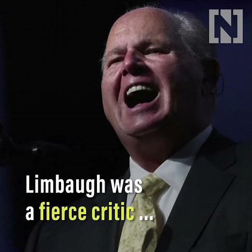 Conservative radio host Rush Limbaugh dies aged 70