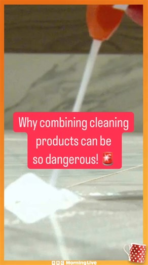8.9K views · 26 reactions | 什 Here are the dangers of mixing or unintentionally combining cleaning products, with presenter Justine Jones talking to cleaner and author Ann Russell. To watch this film in full go to iPlayer and search for Morning Live from 09/01/25. | BBC Morning Live | Facebook