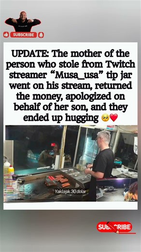 Streamer “Musa_usa” Gets Stolen Tip Jar Returned & Forgiven 🤝#adventure#trending #news#youtuberlife