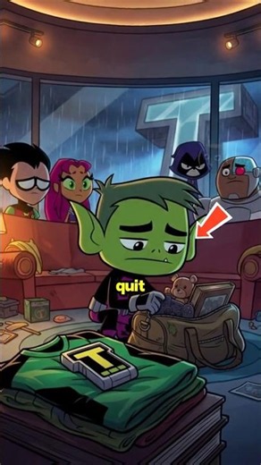 Beast Boy Quit the Teen Titans for Cyborg 😭 #shorts