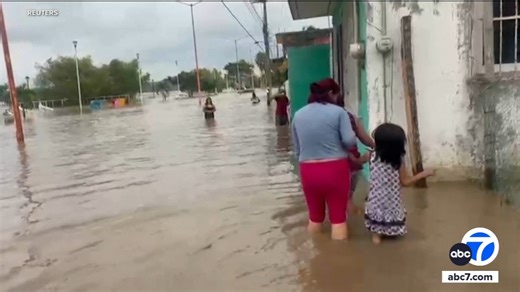 Heavy rain in Mexico sets off floods and landslides, killing at least 41