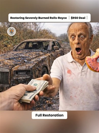 Restoring Severely Burned Rolls-Royce Restoration – Complete Process #restoration #restored #cardetailing #rollsroyce