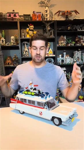 The Lego Ghostbusters Ecto-1 is a bit pricey, and i wish it had included some minifigs, but its got so many cool play features that make up for it. … ~ #legoghostbusters #legotok #legoset #legoreview #ghostbusters #lego | tj.bricky