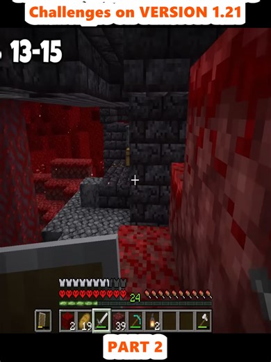 100 Days of Minecraft Hardcore Challenges in Version 1.21