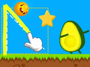 Play Wheres My Avocado Draw Lines | Free Online  Games. KidzSearch.com