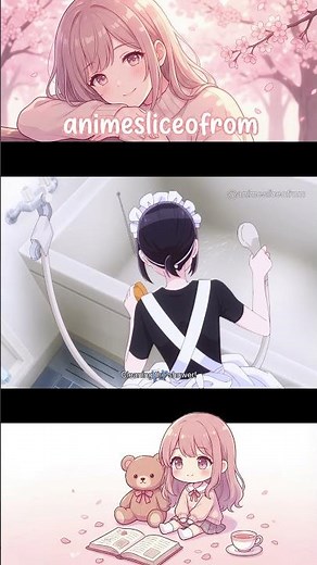 All right! It's time to clean! 🧹💨 | Maid-san wa Taberu dake