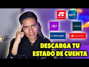 Easily get your account statement from your app 📲 | BBVA, NU, SANTANDER, BANORTE, BANCOPPEL, BANAMEX