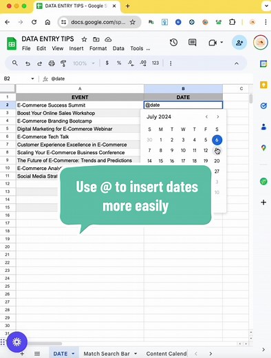 Insert Dates Easily in Google Sheets: Quick Tips & Productivity Hacks