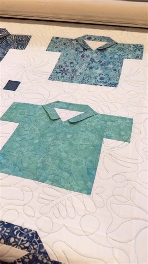 14 reactions | How adorable is this Hawaiian shirt quilt?! Pattern:...